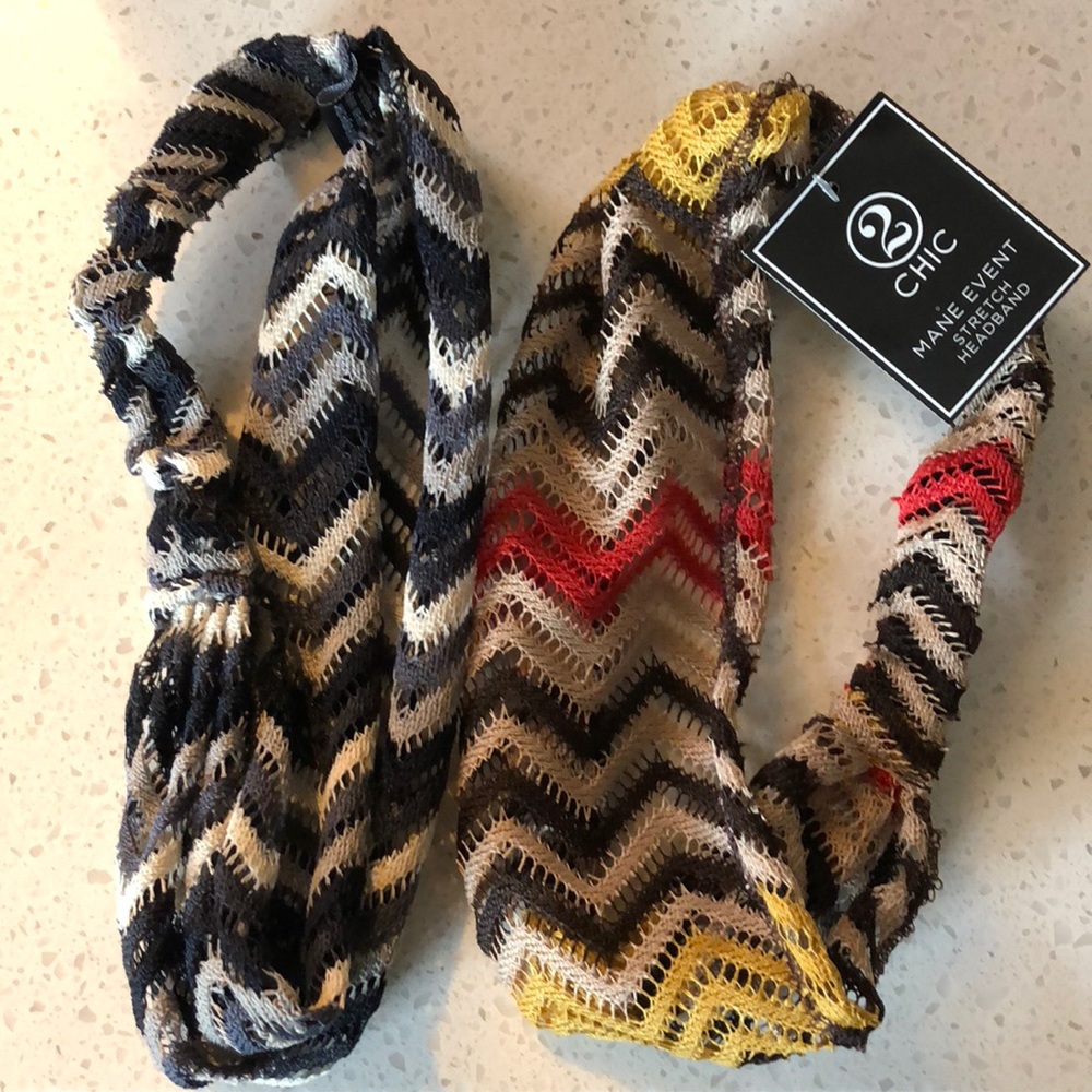 Chevron headbands